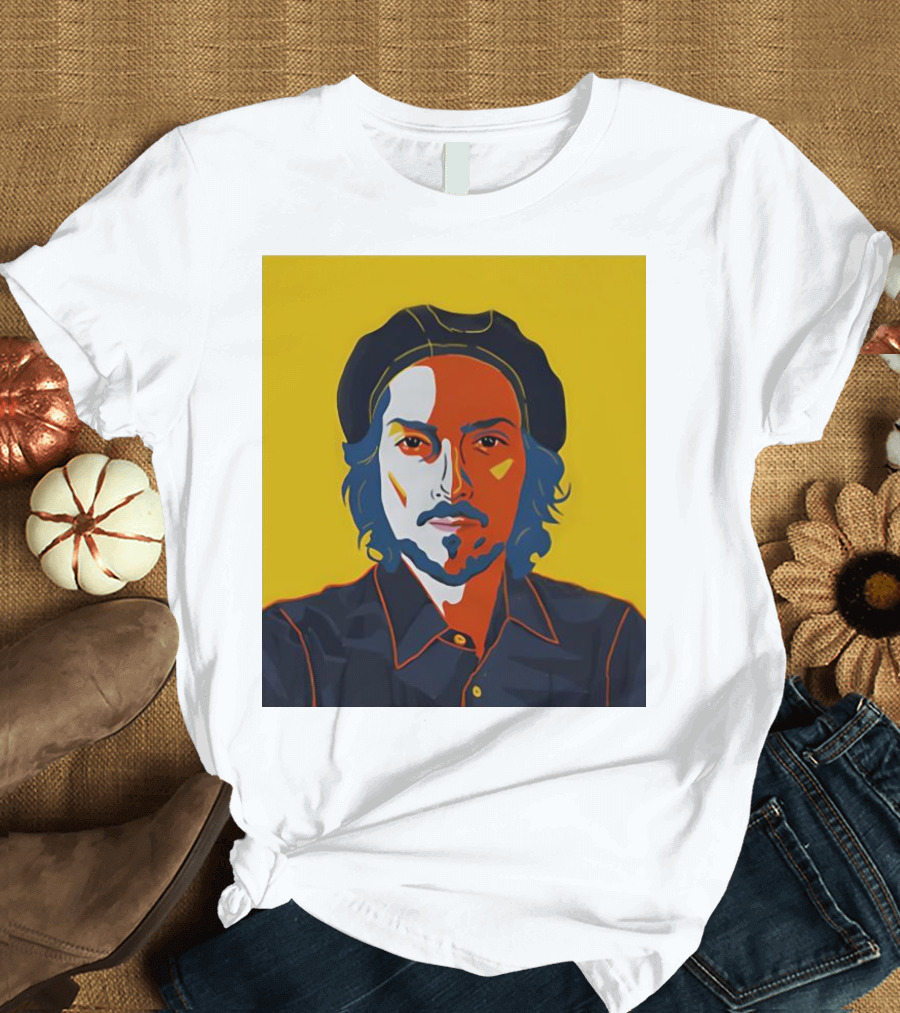 León Larregui Pintura Colorida Estilo Artístico T-Shirt