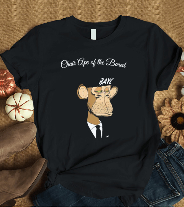 T-Shirt: Bored Ape Yacht Club Bared Monkey Face Chair Ape T-Shirt Bored Ape Yacht Club Bared Monkey Face Chair Ape T-Shirt