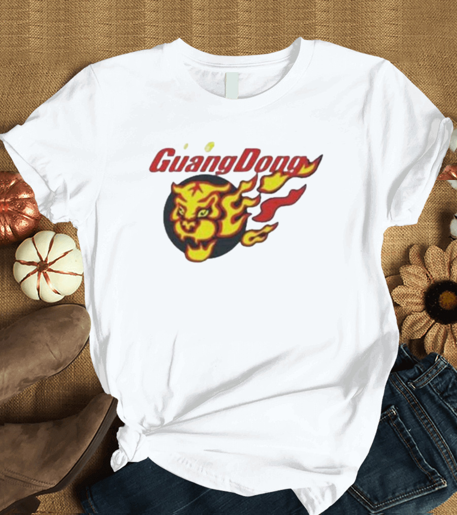Guangdong Tigers Jordan Poole Jersey Basketball Flame T-Shirt