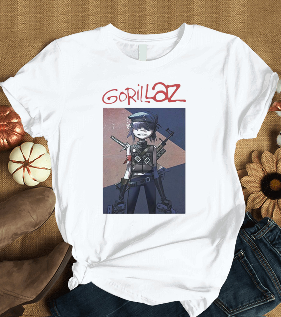 Timothee Chalamet Gorillaz Noodle Character T-Shirt