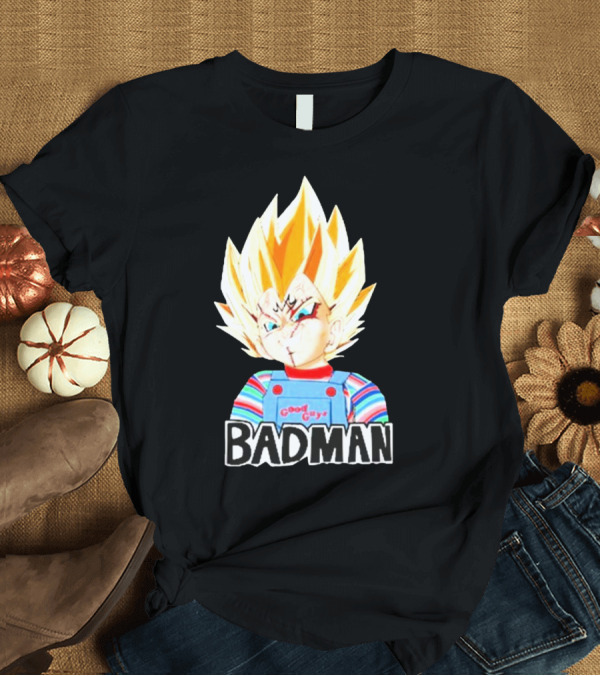 T-Shirt: Badman Good Guy Vegeta Chucky Combo T-Shirt Badman Good Guy Vegeta Chucky Combo T-Shirt