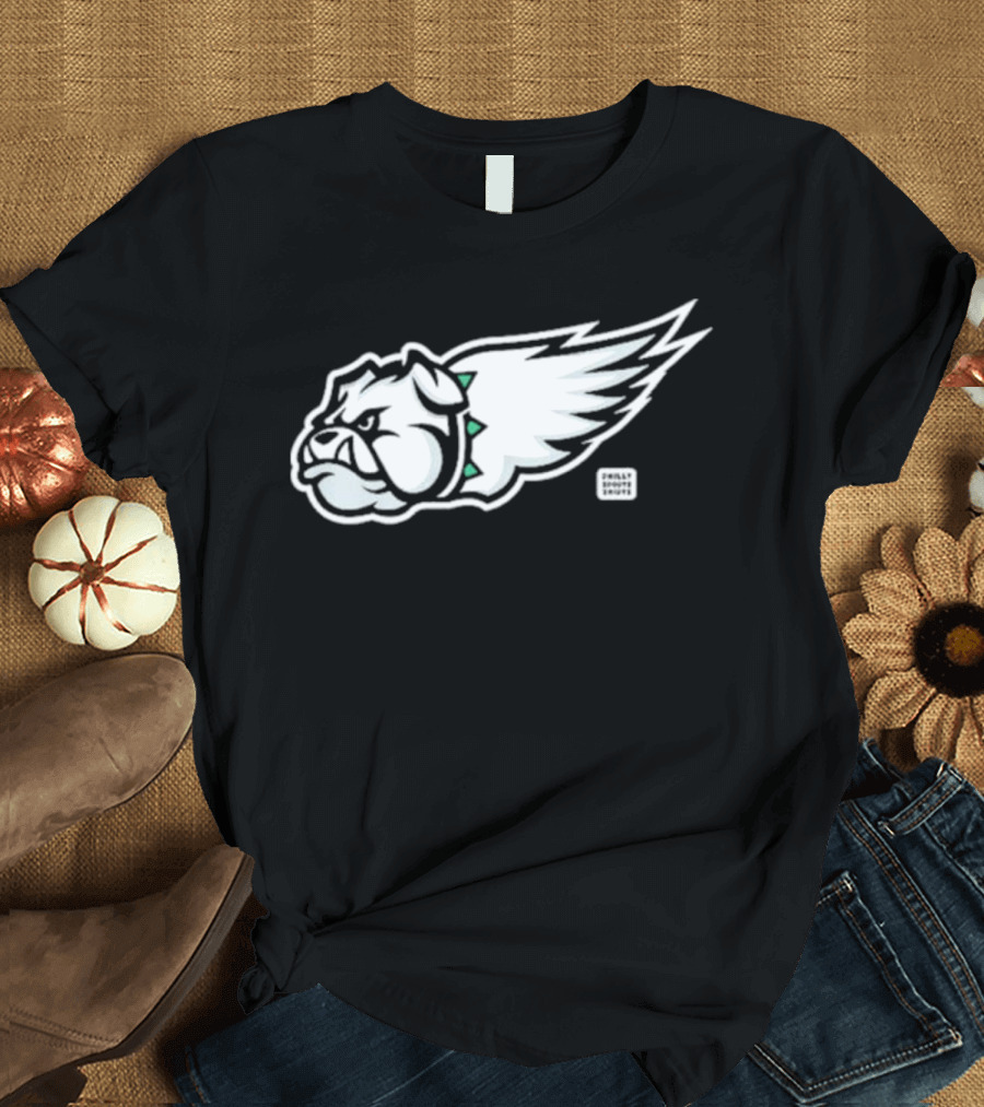 Eagles Georgia North Bulldog Wing Hybrid T-Shirt