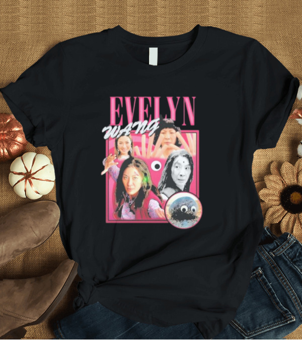 T-Shirt: Evelyn Wang Everything Everywhere Multiverse Collage T-Shirt Evelyn Wang Everything Everywhere Multiverse Collage T-Shirt