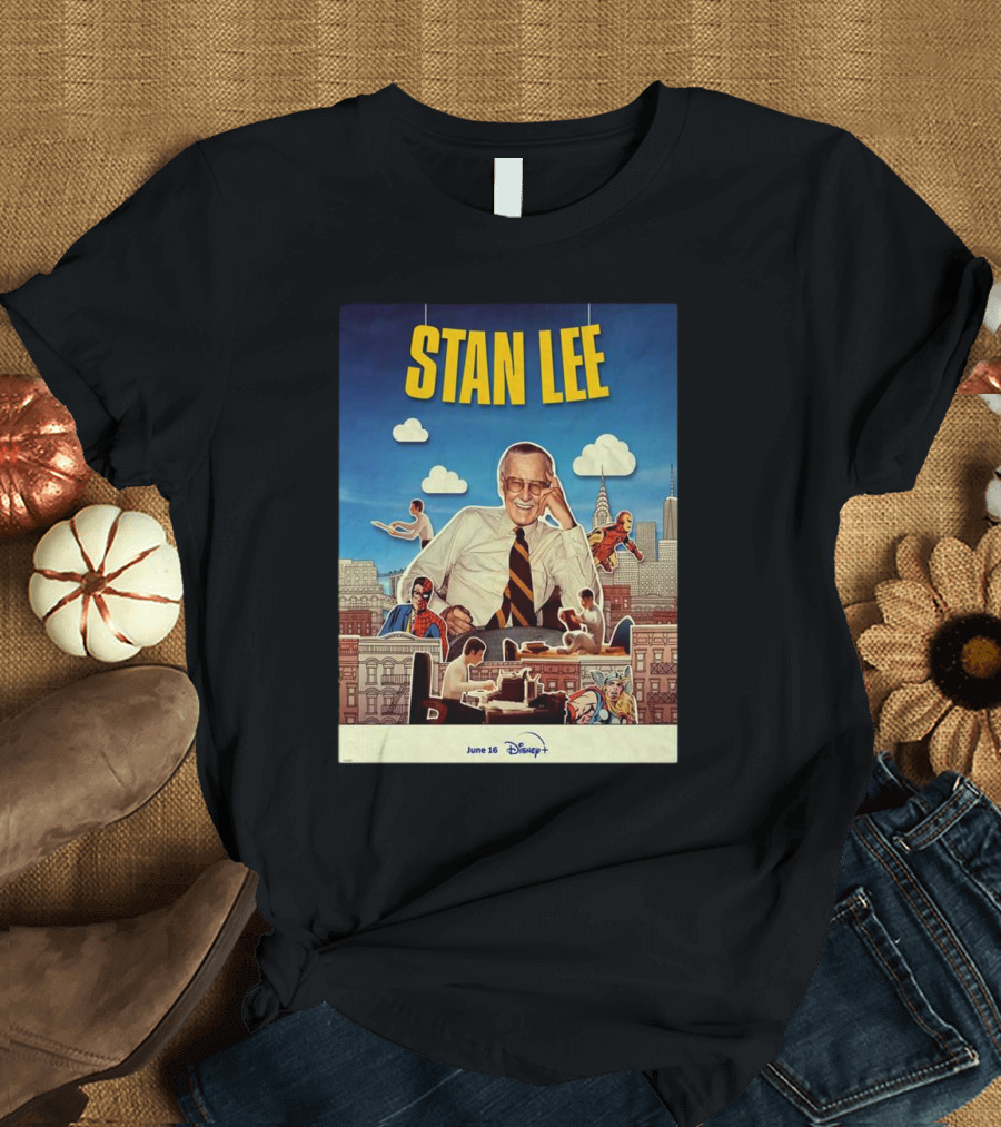 Stan Lee Disney June 16 Celebration with Iconic Characters T-Shirt