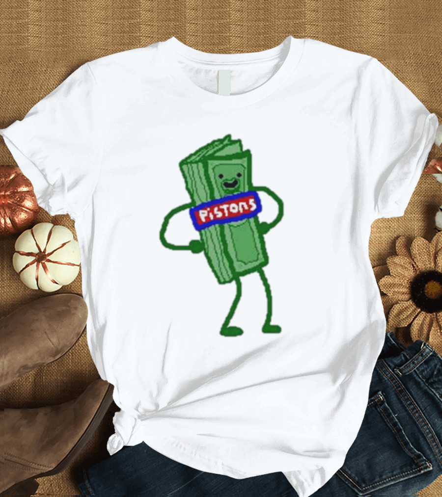 Monty Williams Pistons Money Mascot T-Shirt