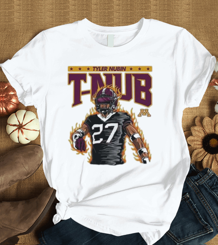 Tyler Nubin T-Nub NCAA Football Defensive Back Youth 27 T-Shirt