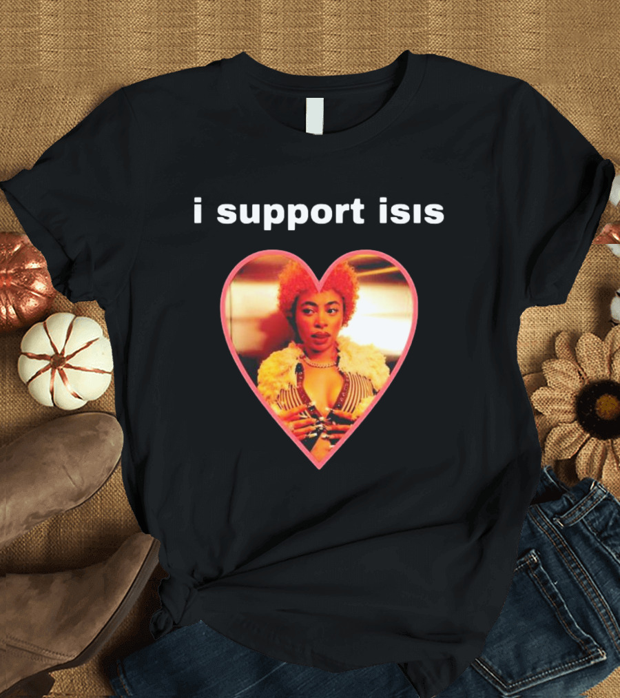 i support isis heart-shaped image T-Shirt