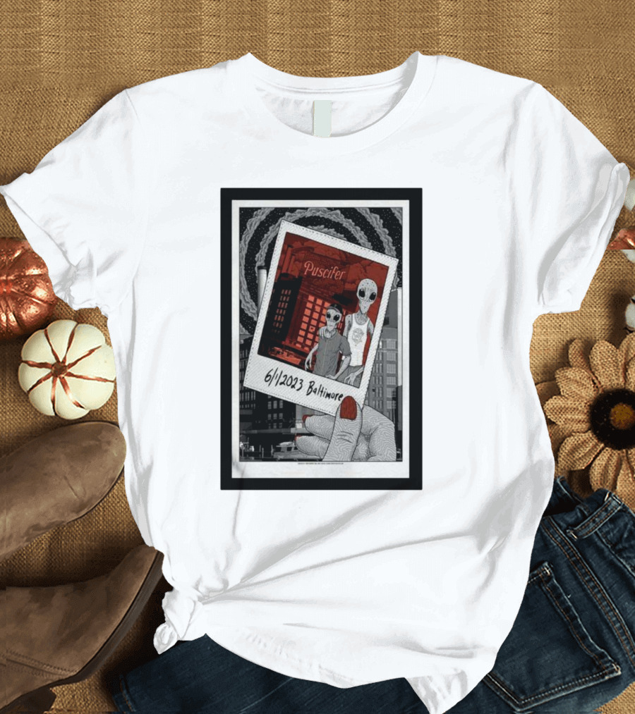 Puscifer The Lyric Theatre Baltimore 6/1/2023 Alien T-Shirt