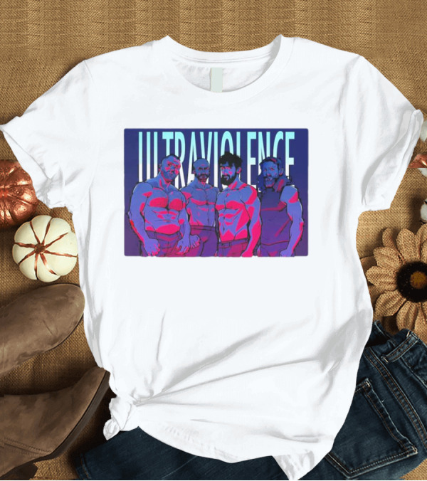 T-Shirt: Ultraviolence AEW Wrestlers Neon T-Shirt Ultraviolence AEW Wrestlers Neon T-Shirt