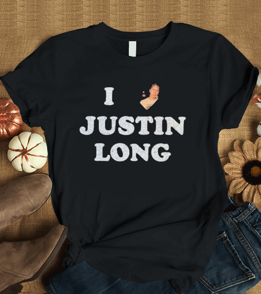 I Heart Justin Long Collage T-Shirt