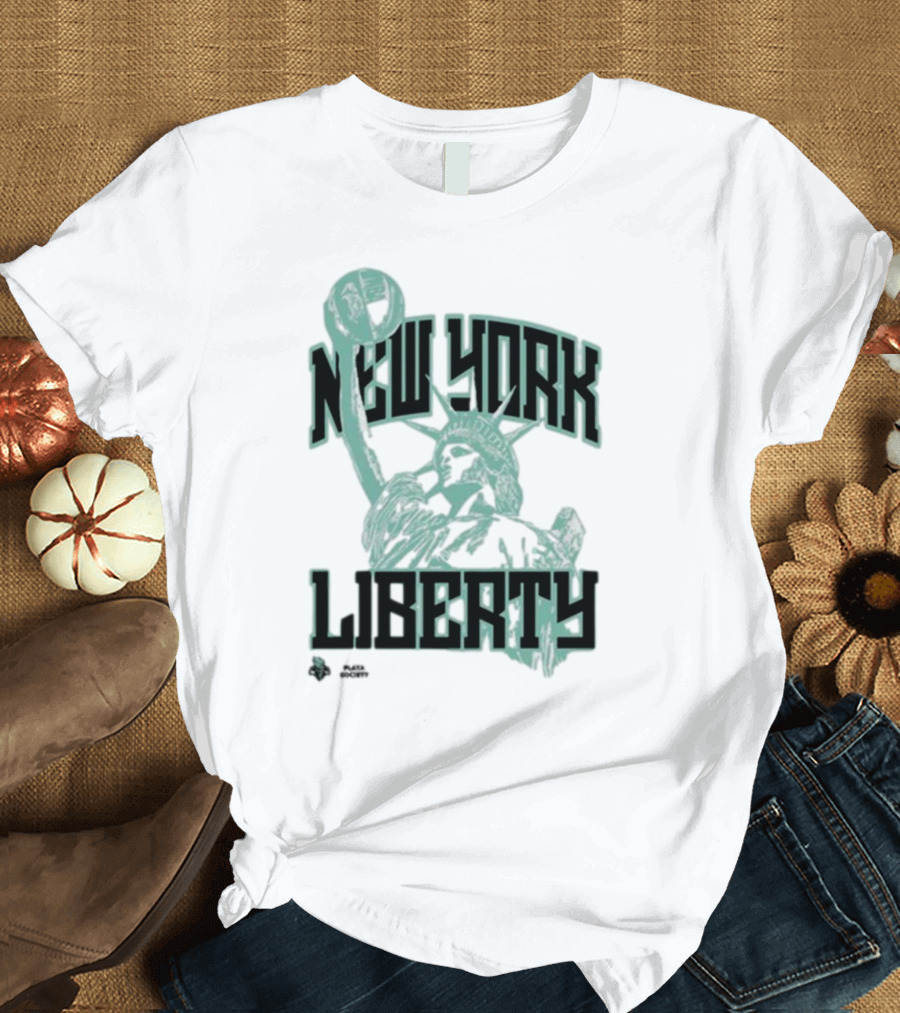 Playa Society New York Liberty Team Statue of Liberty T-Shirt