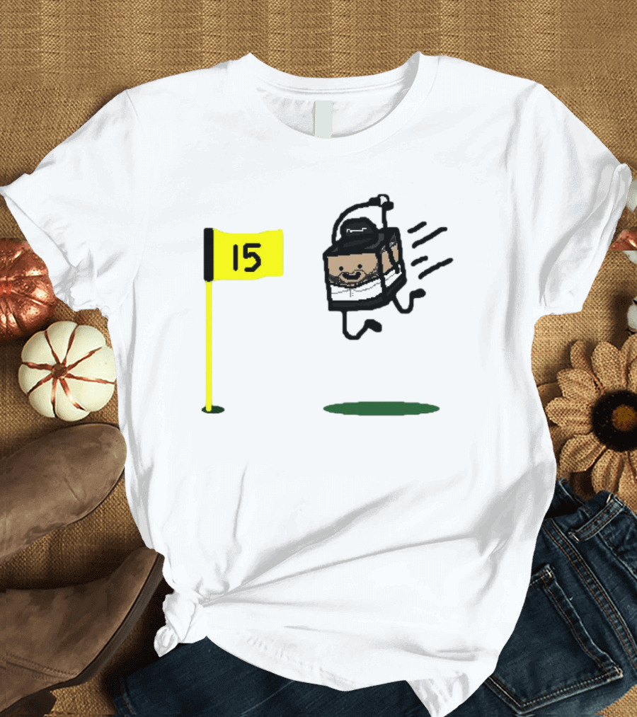 Michael Block Animated Golf Celebration Flag 15 T-Shirt