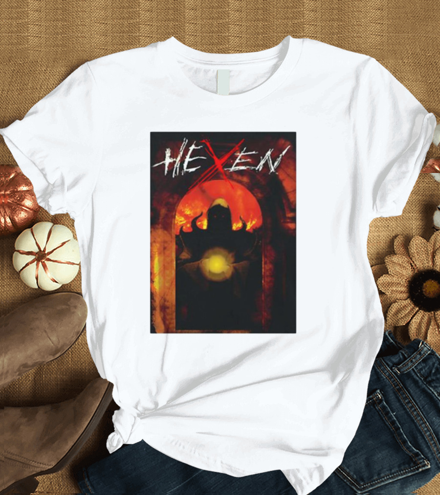 Phil Spencer Wearing Hexen Game Cover T-Shirt