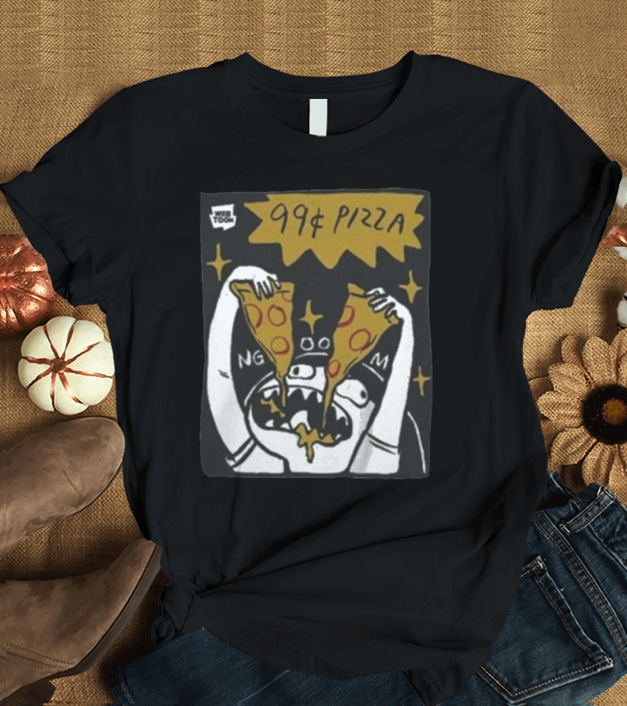 My Giant Nerd Boyfriend Wee Toon 99¢ Pizza T-Shirt