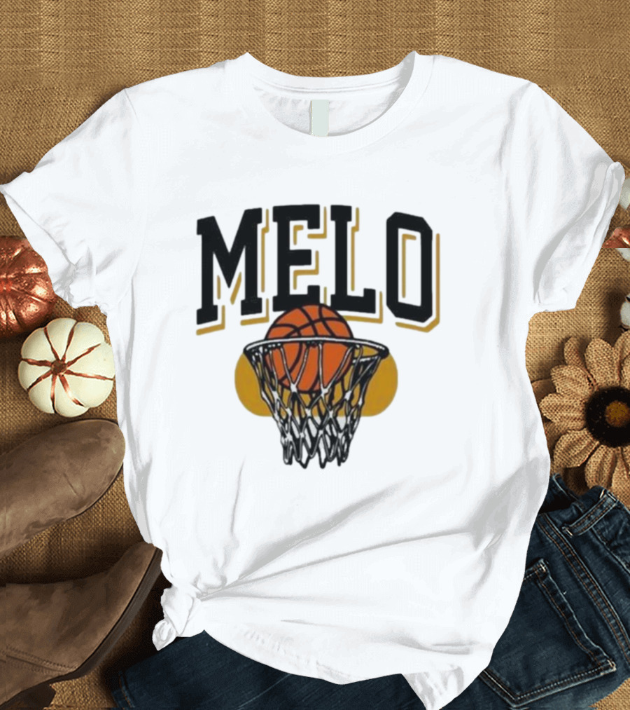 Melo Los Angeles Basketball Hoop Net Iconic T-Shirt