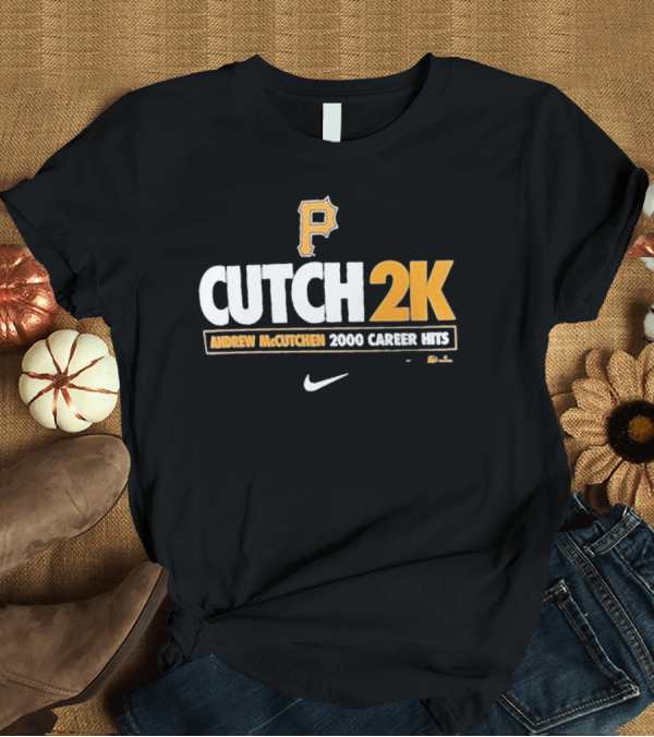 T-Shirt: Pittsburgh Pirates Andrew McCutchen Cutch 2K 2000 Career Hits T-Shirt Pittsburgh Pirates Andrew McCutchen Cutch 2K 2000 Career Hits T-Shirt