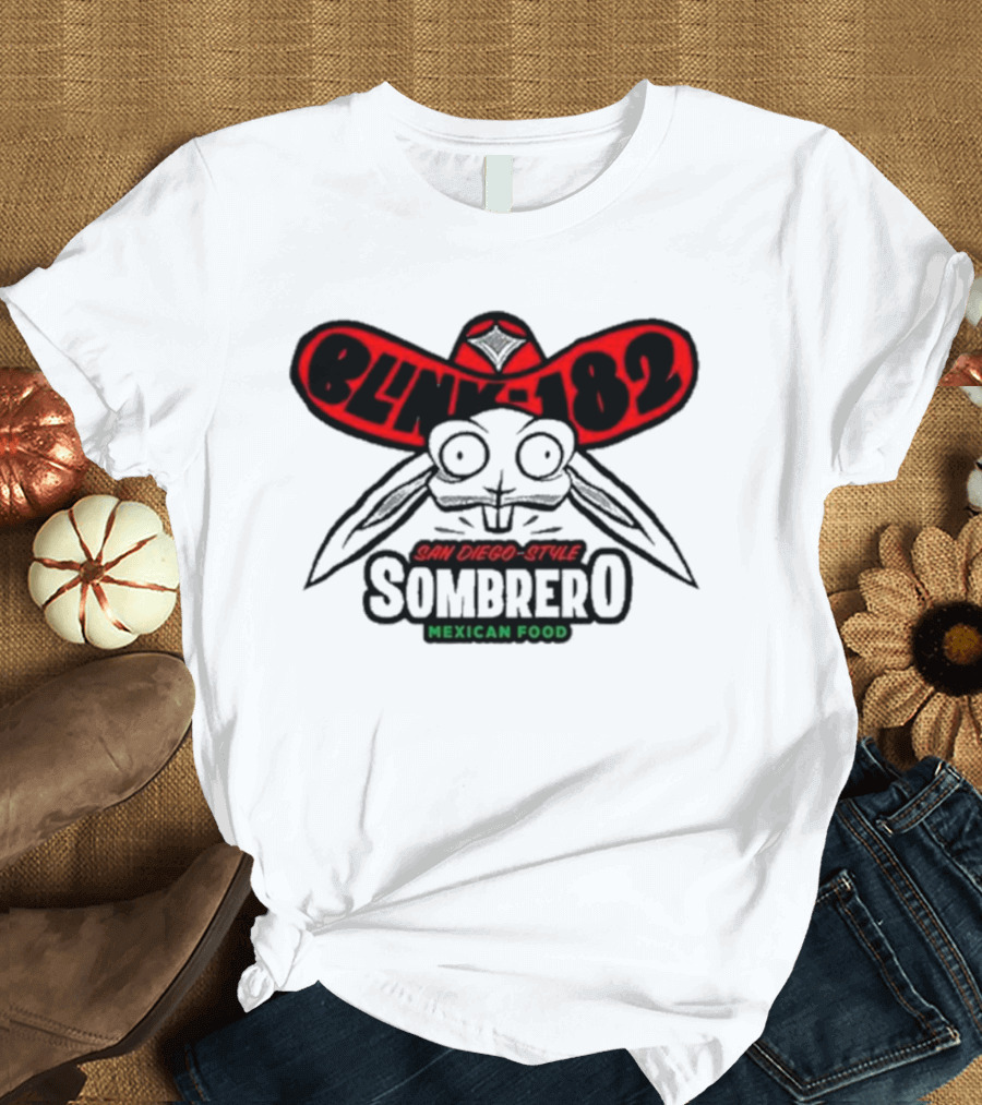 Blink-182 San Diego-Style Sombrero Mexican Food T-Shirt
