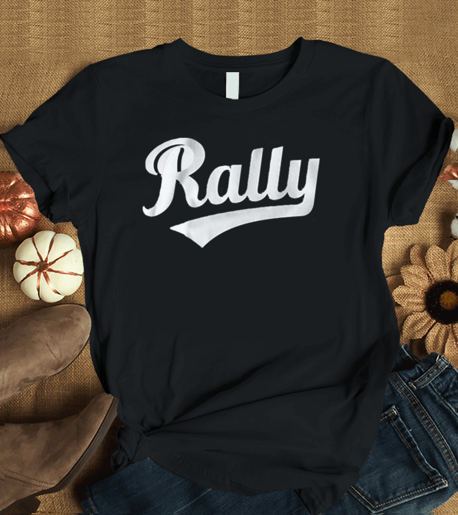Cincinnati Rally Baseball Style Script T-Shirt