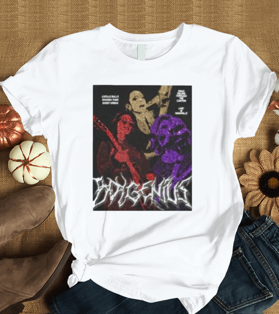 Boygenius Lucille Balls Shanida Tums Queef Urban Drag Racing Live in Nashville T-Shirt