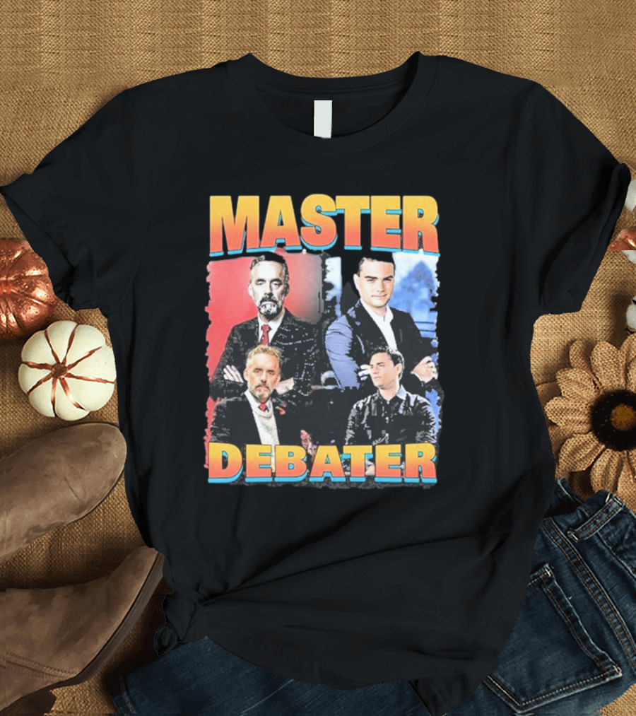 Memeabletees Master Debater Political Commentary Figures T-Shirt