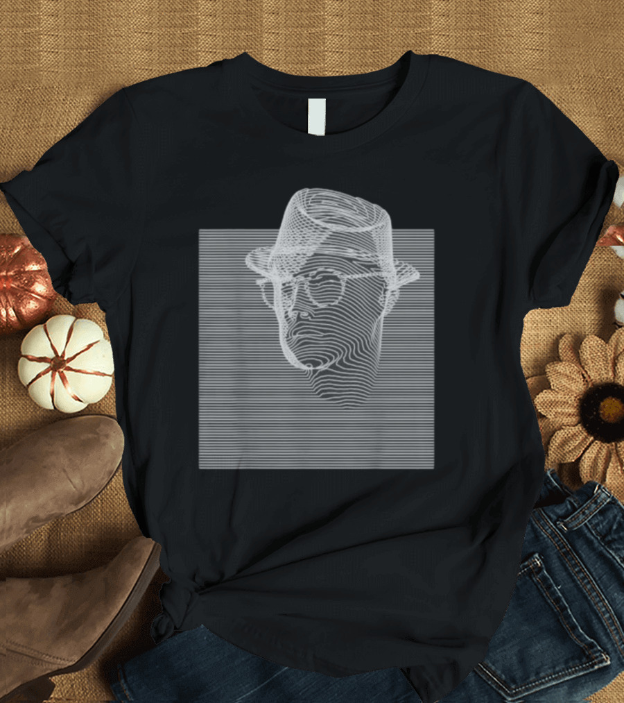 Emerging 3 Contemplation Optical Illusion Hat and Glasses T-Shirt