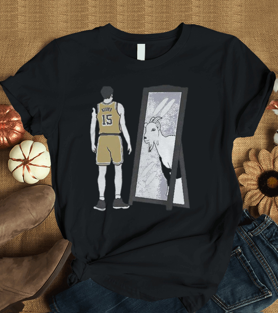 Austin Reaves Mirror GOAT Los Angeles Lakers Basketball Player Reflects Greatness T-Shirt