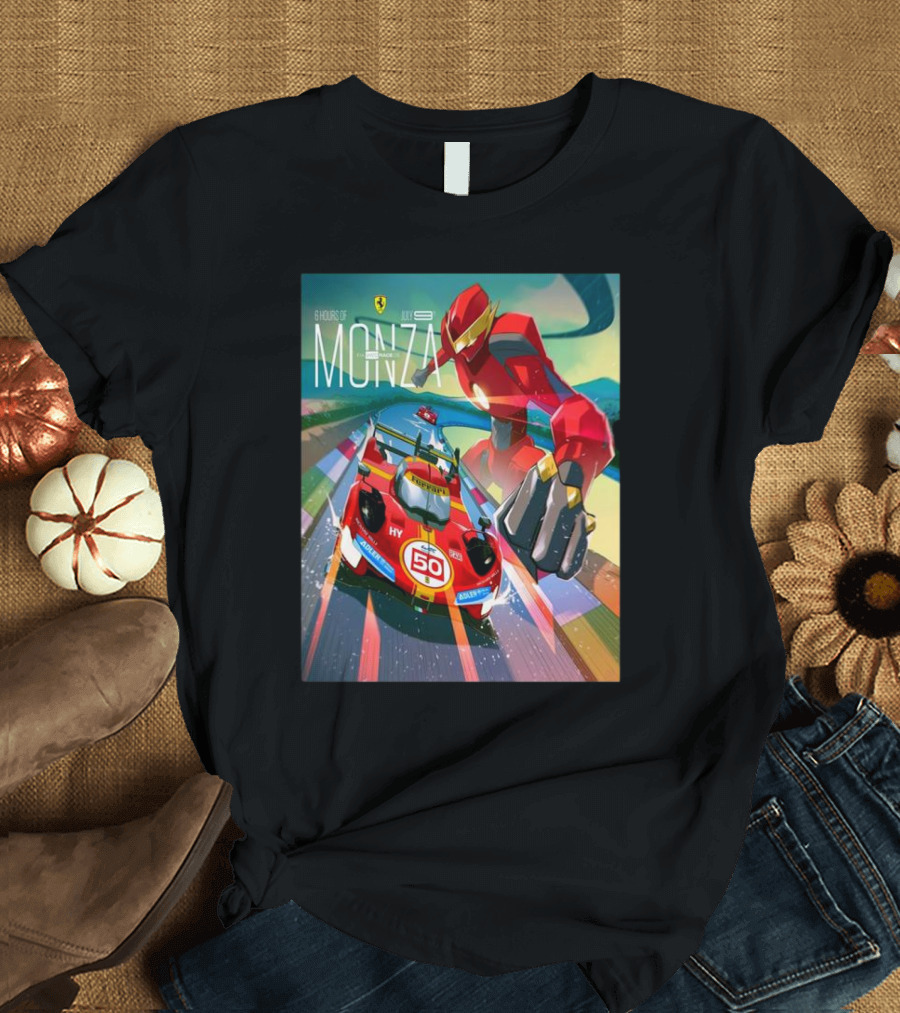 6 Hours of Monza July 9 Ferrari Racing Robot T-Shirt