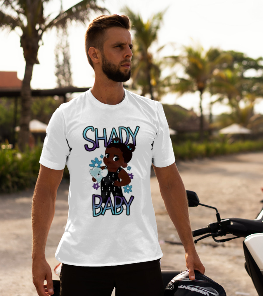 Shady Baby Danilo Cute Floral Panda Graphics T-Shirt