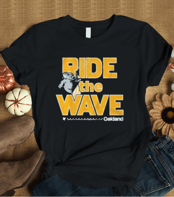 T-Shirt: Ride The Wave Oakland Surf Elephant T-Shirt Ride The Wave Oakland Surf Elephant T-Shirt
