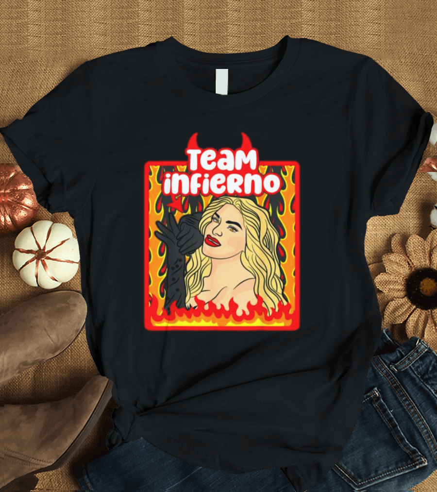 Team Infierno Wendy Guevara Latina Flames T-Shirt