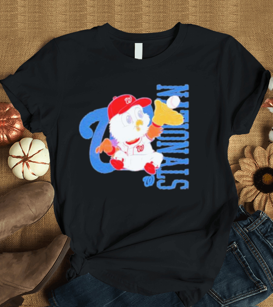 Washington Nationals Infant Mascot Logo Baseball T-Shirt