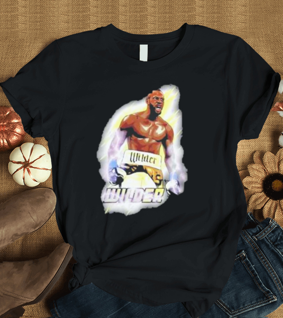 Deontay Wilder Lightning Boxer Champion Energy T-Shirt