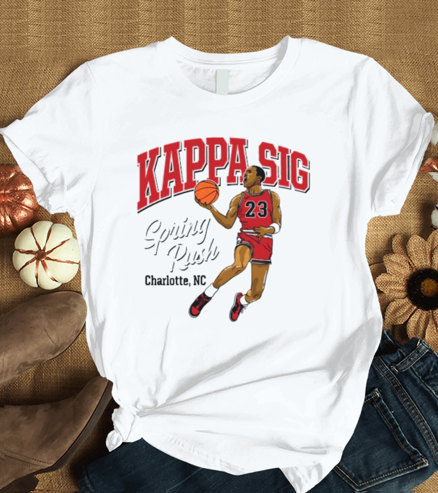 Kappa Sig 23 Basketball Spring Rush Charlotte NC T-Shirt