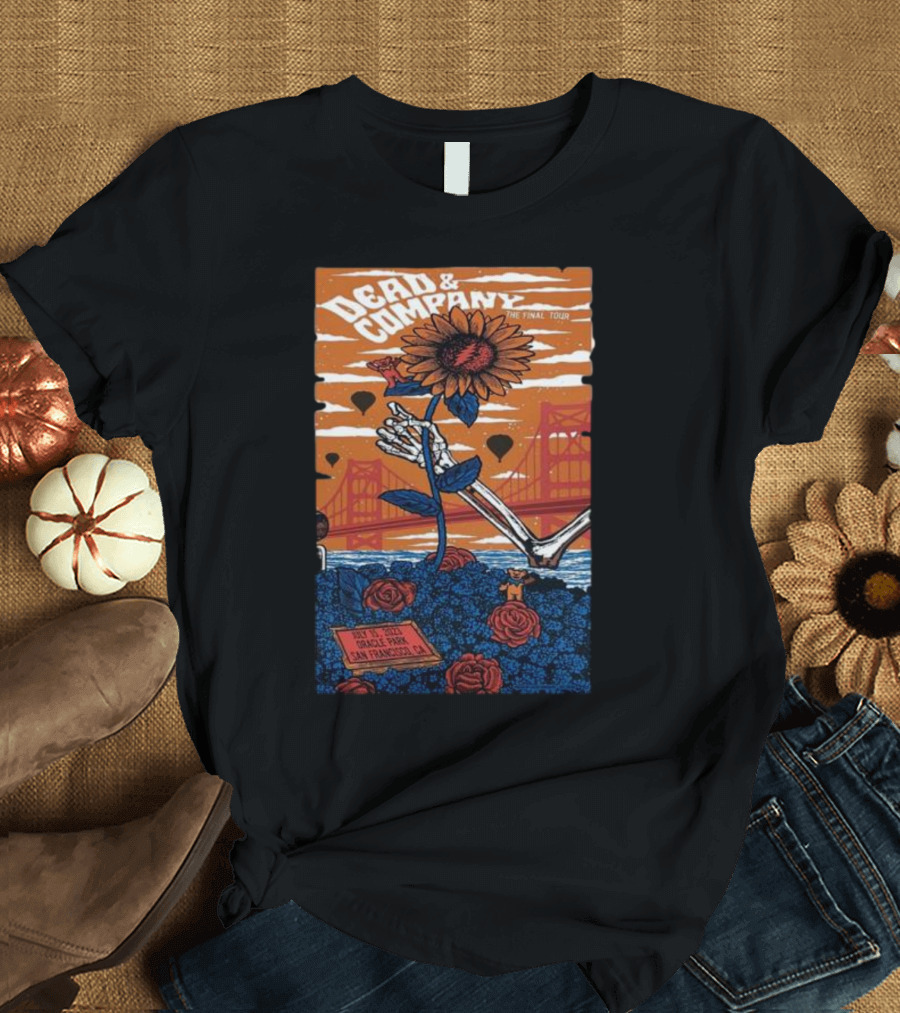 Dead and Company The Final Tour July 15 Oracle Park San Francisco T-Shirt