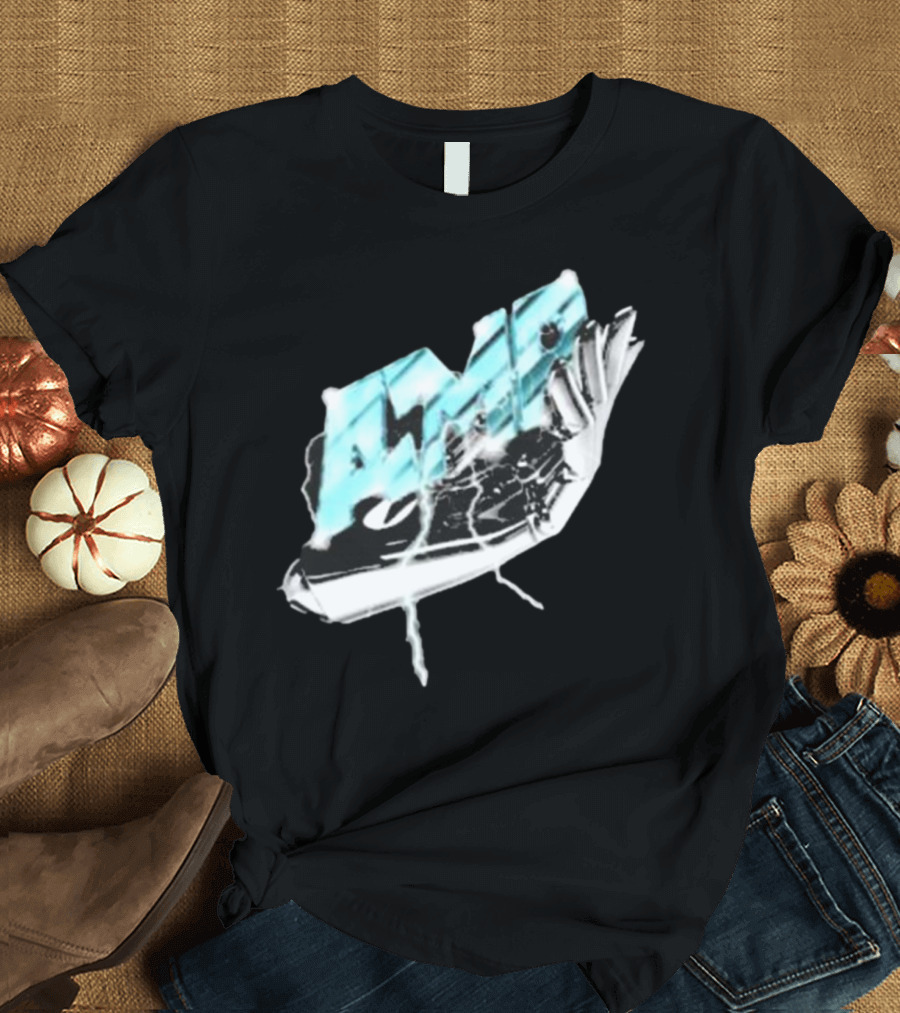 AMP Chrome Cast Electric Power Burst T-Shirt