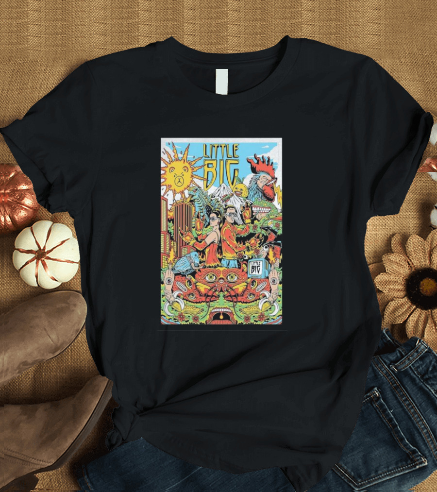 Little Big Comic Style Funky Adventure T-Shirt