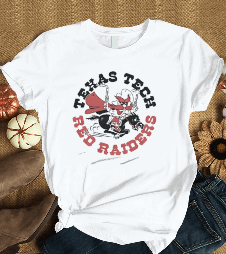 Texas Tech Masked Rider Red Raiders Circle T-Shirt