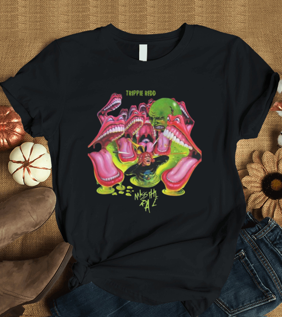 Trippie Redd Miss the Rage Mouths and Green Face T-Shirt