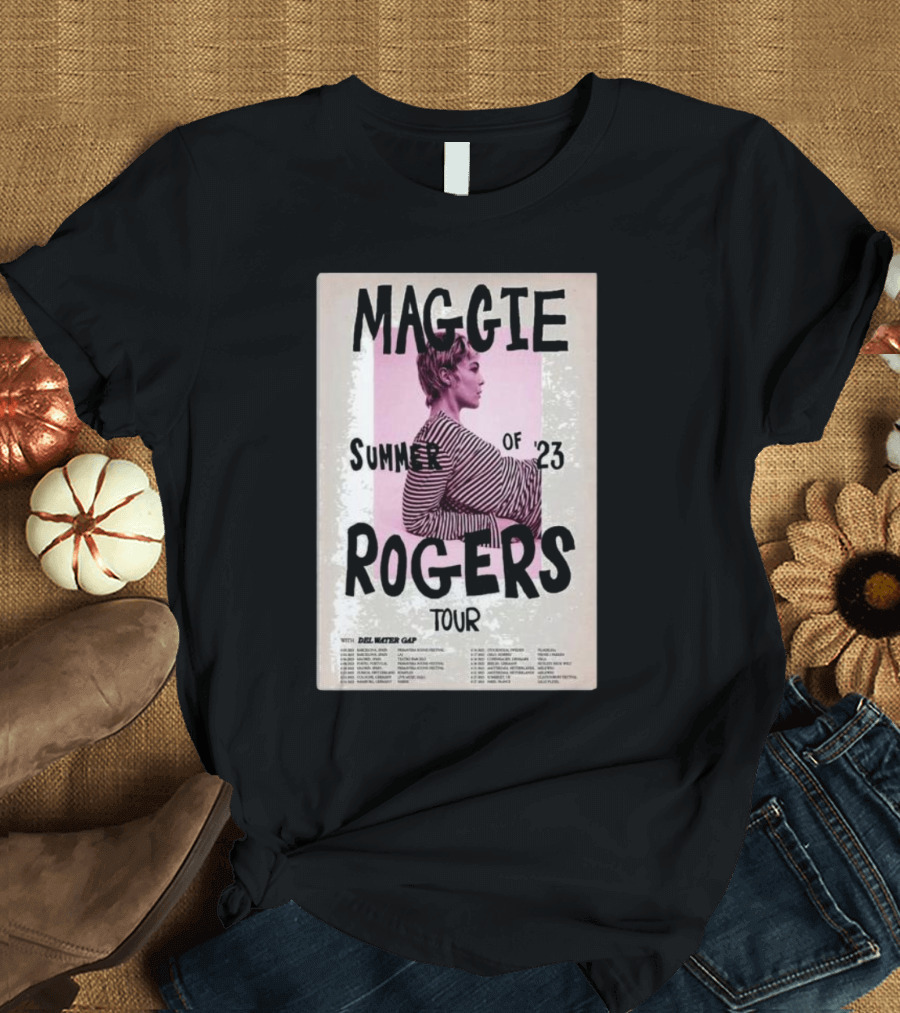 Maggie Rogers Summer of '23 Tour With Del Water Gap T-Shirt