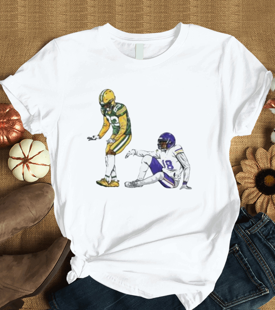 Aaron Nagler Ja Gritty Packers Vikings Dance T-Shirt
