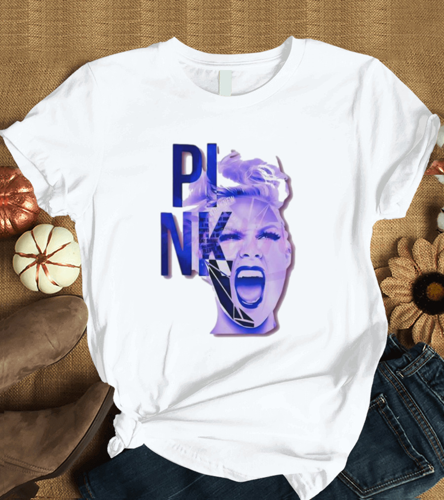 Pink Tour Merch Summer Carnival Scream Iconic Photo T-Shirt