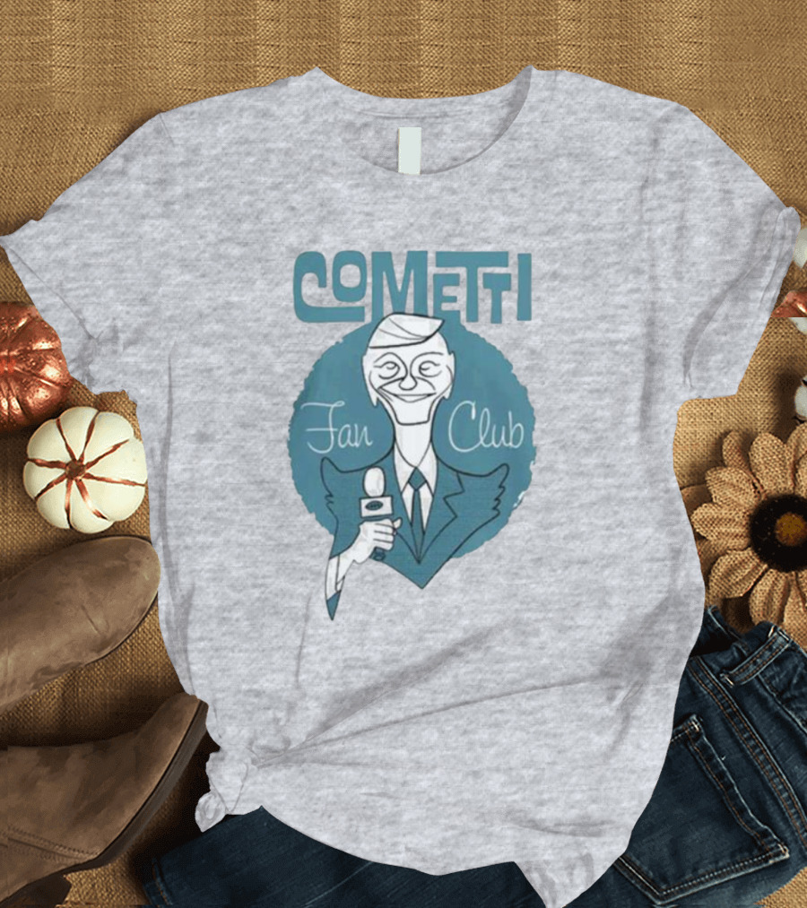Cometti Fan Club Cartoon Microphone T-Shirt