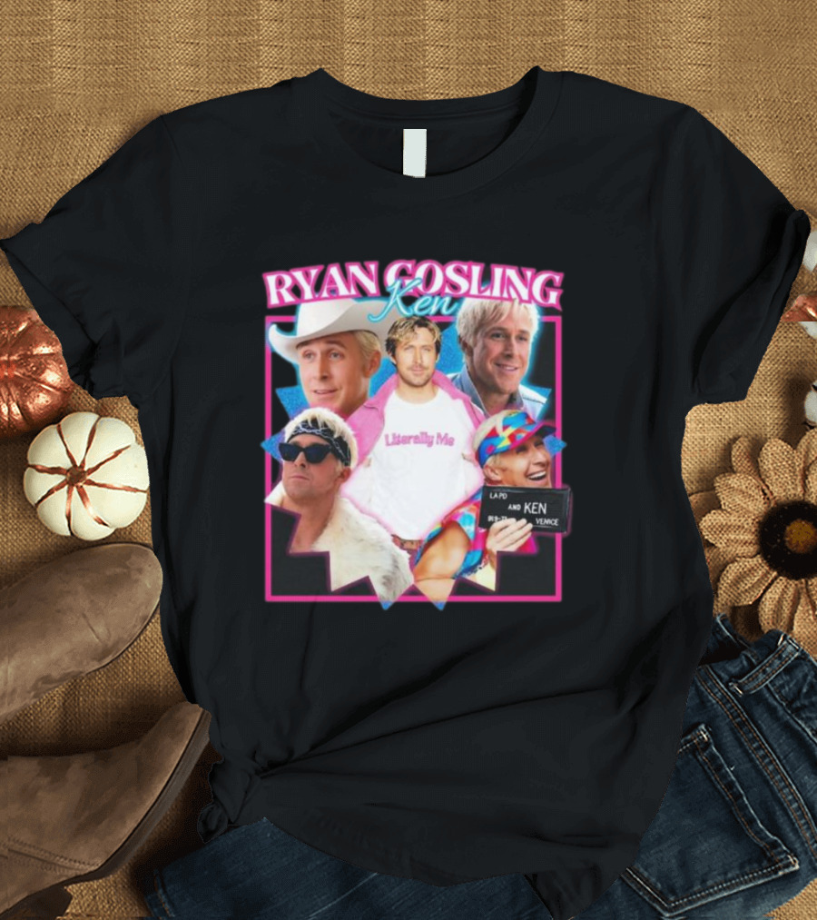 Ryan Gosling Ken Literally Me Ken Barbie Movie LAPD Ken Venice T-Shirt