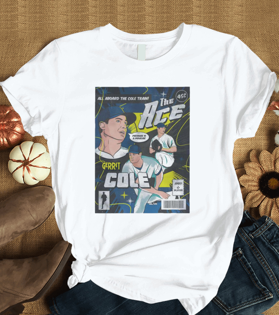 All Aboard the Cole Train The Ace Gerrit Cole Comic Cover 45c Pitcher's Privilege T-Shirt