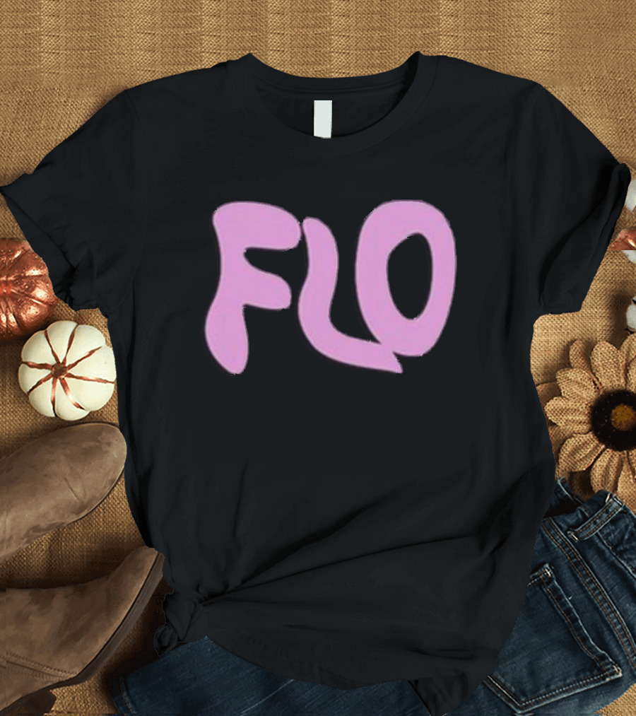Jimmy Wearing Flo Vintage Style Pink T-Shirt