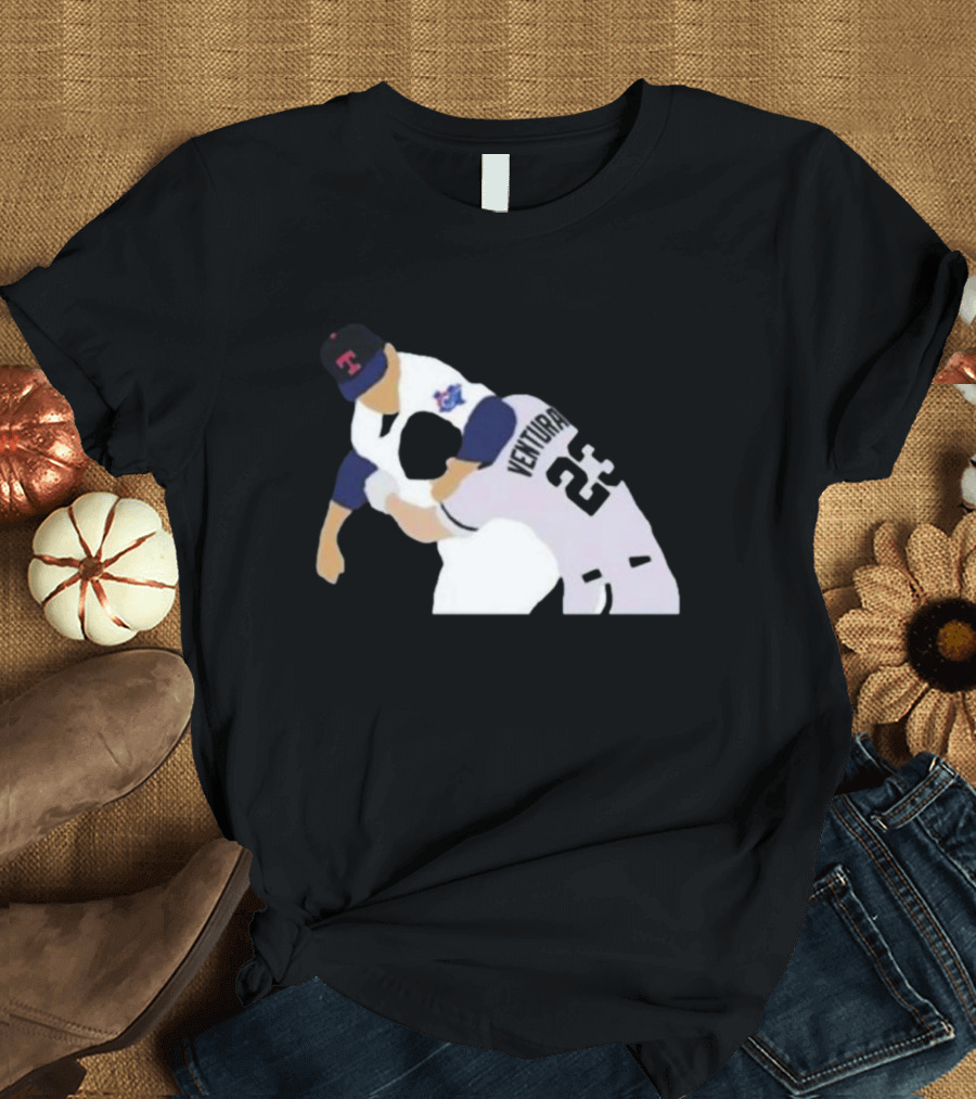 Nolan Ryan Robin Ventura Fight Texas Rangers Baseball Iconic Moment T-Shirt