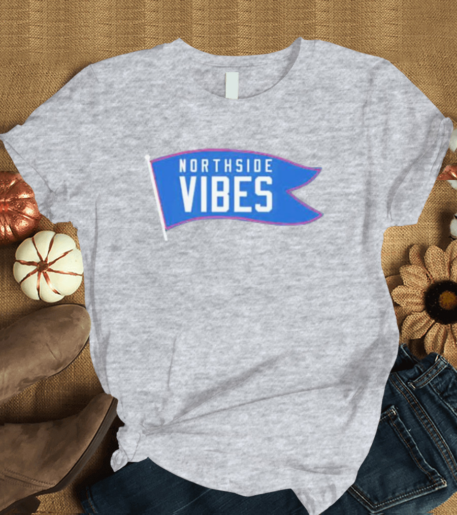 Northside Vibes Chicago Blue Flag T-Shirt