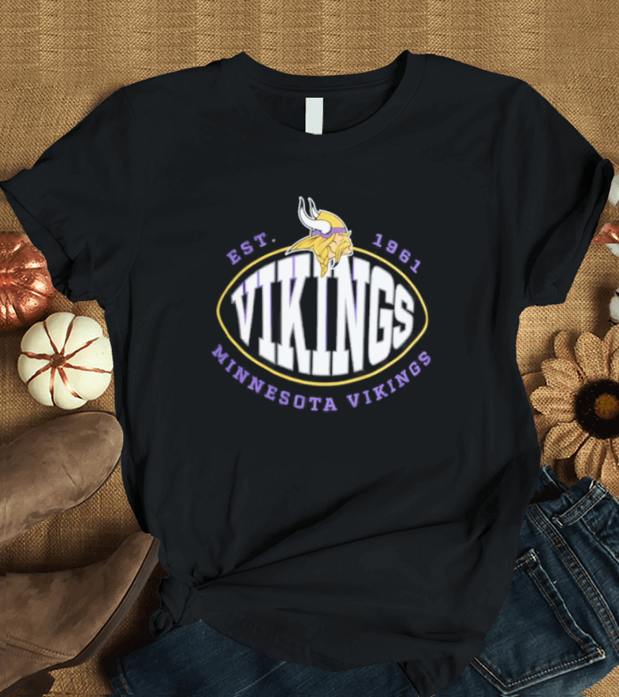 Minnesota Vikings Est. 1961 Boss X NFLTrap T-Shirt