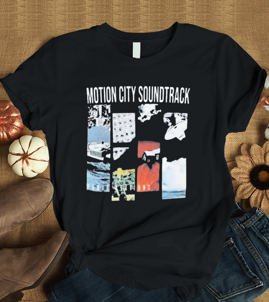 Motion City Soundtrack Panic Stations Album Art Collage T-Shirt