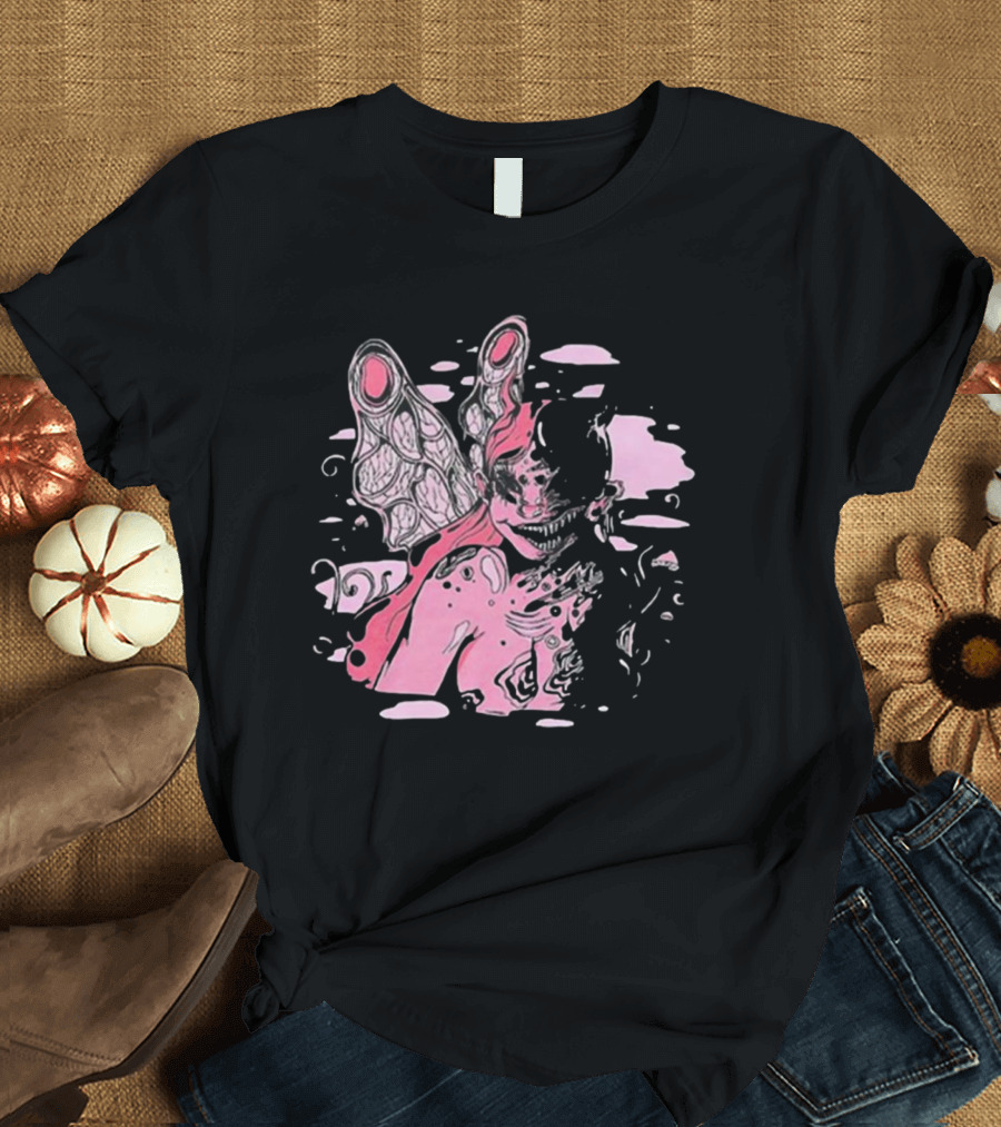 Spencers Melanie Martinez Portals Pink Fantasy Creature Concept T-Shirt